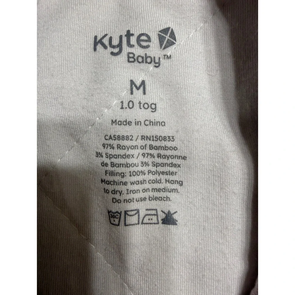 Kyte Baby Sleep Bag  Lilac/ Lt Mauve EUC  Bamboo Sleeveless 1.0 TOG Medium